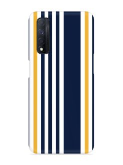 Seamless Stripe Pattern Snap Case for Realme Narzo 30 (4G)