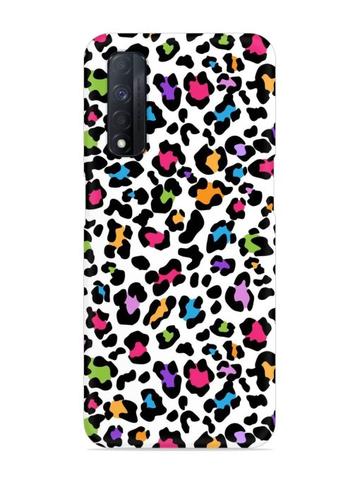 Seamless Leopard Pattern Snap Case for Realme Narzo 30 (4G) Edge Zapvi