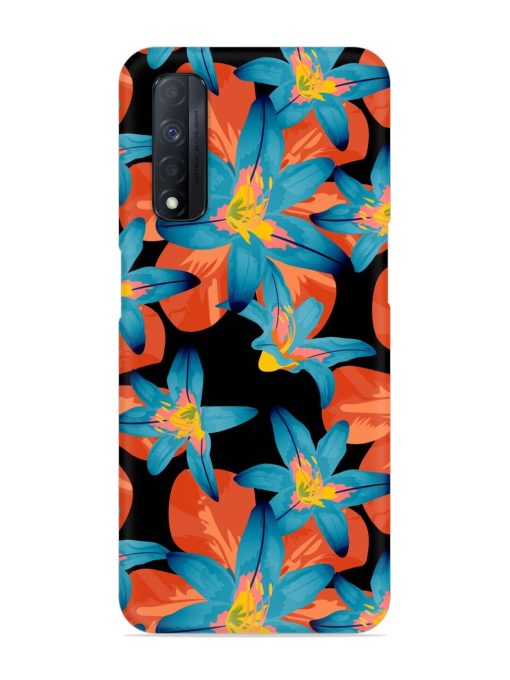 Philippine Flowers Seamless Snap Case for Realme Narzo 30 (4G) Edge Zapvi