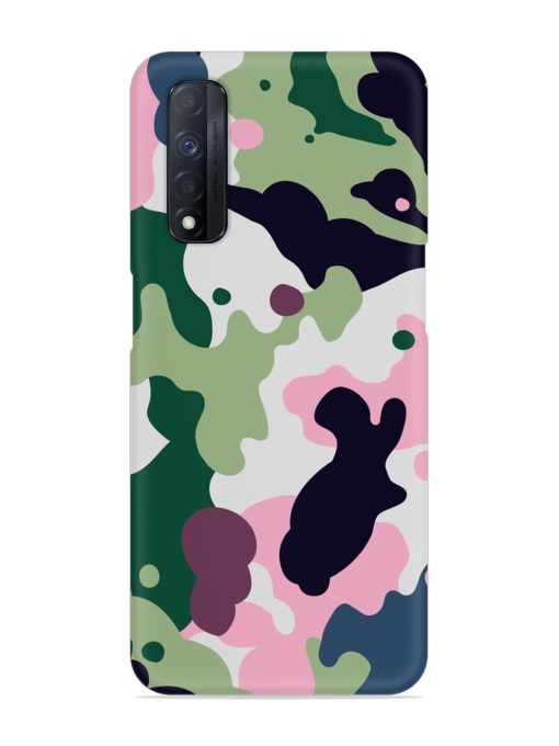 Seamless Funky Camouflage Snap Case for Realme Narzo 30 (4G) Edge Zapvi