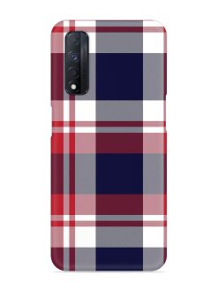 Classic Plaid Tartan Snap Case for Realme Narzo 30 (4G)