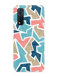 Vintage Geometric Triangle Snap Case for Realme Narzo 30 (4G)