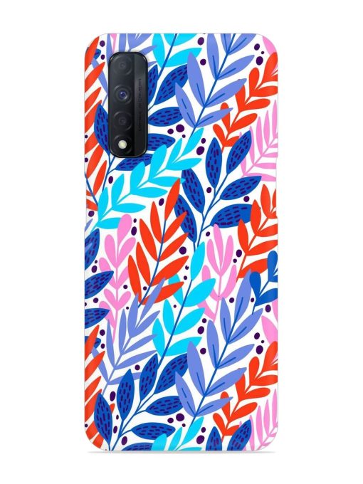 Bright Floral Tropical Snap Case for Realme Narzo 30 (4G)