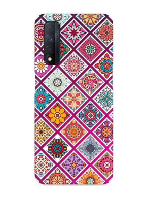 Seamless Tile Pattern Snap Case for Realme Narzo 30 (4G)