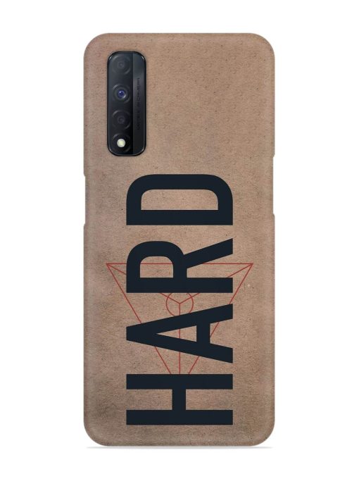 Hard Typo Snap Case for Realme Narzo 30 (4G) Edge Zapvi