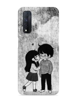 Couple Love Highlights Snap Case for Realme Narzo 30 (4G)