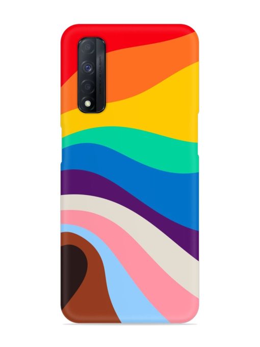 Minimal Pride Art Snap Case for Realme Narzo 30 (4G) Edge Zapvi