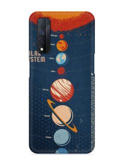 Solar System Vector Snap Case for Realme Narzo 30 (4G)