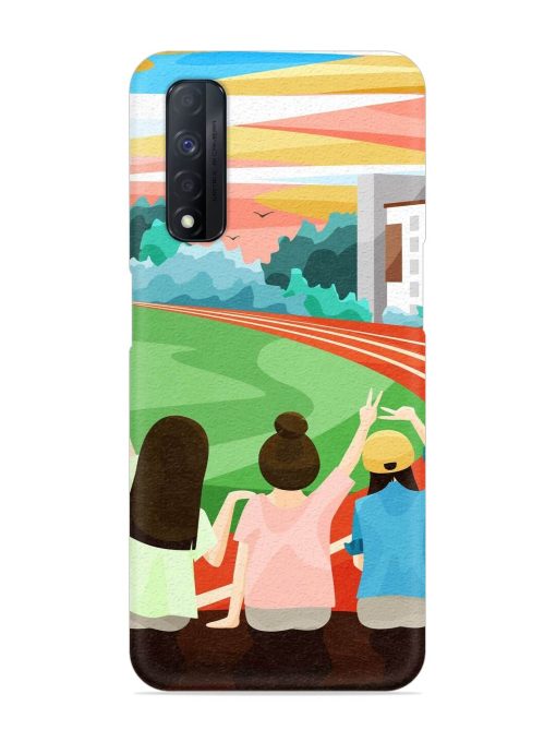 School Playground Snap Case for Realme Narzo 30 (4G)