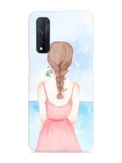 Watercolor Girl Vector Snap Case for Realme Narzo 30 (4G)