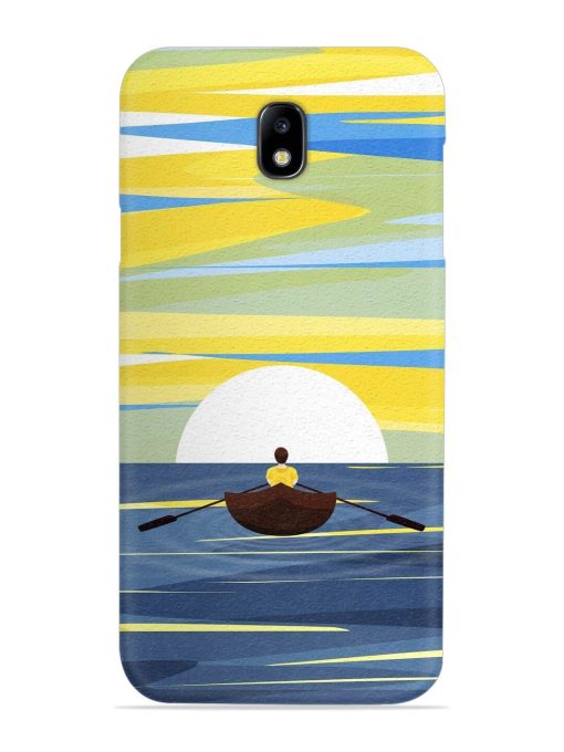 Rowing Person Ferry Paddle Snap Case for Samsung Galaxy J7 (2017) Edge Zapvi