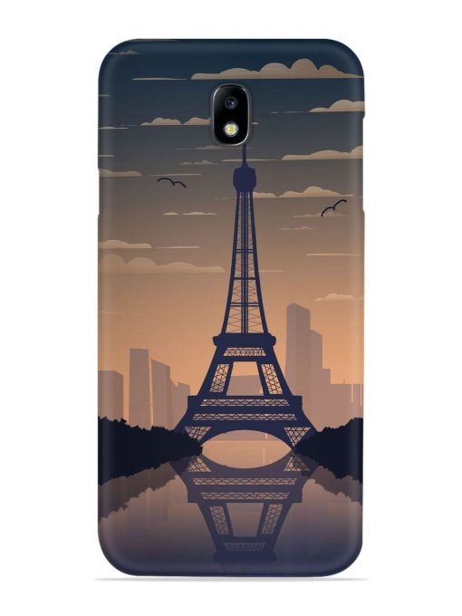 France Paris Eiffel Tower Gradient Snap Case for Samsung Galaxy J7 (2017)