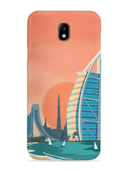 Dubai Architectural Scenery Snap Case for Samsung Galaxy J7 (2017) Edge Zapvi