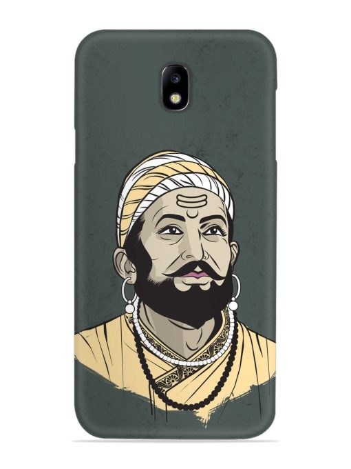 Shivaji Maharaj Vector Art Snap Case for Samsung Galaxy J7 (2017)