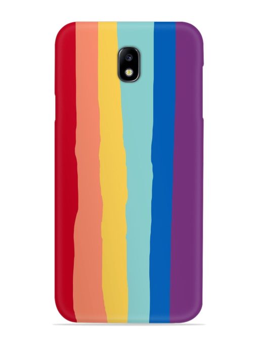 Rainbow Genuine Liquid Snap Case for Samsung Galaxy J7 (2017) Edge Zapvi