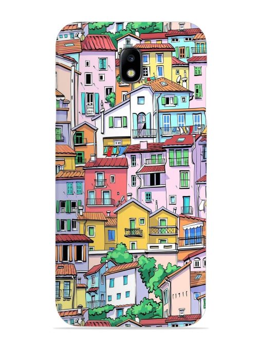 Europe Old Town Snap Case for Samsung Galaxy J7 (2017)