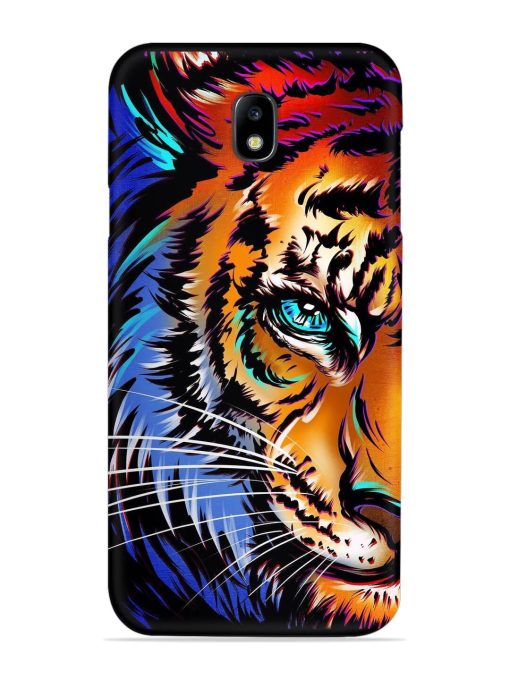 Colorful Lion Art Snap Case for Samsung Galaxy J7 (2017)