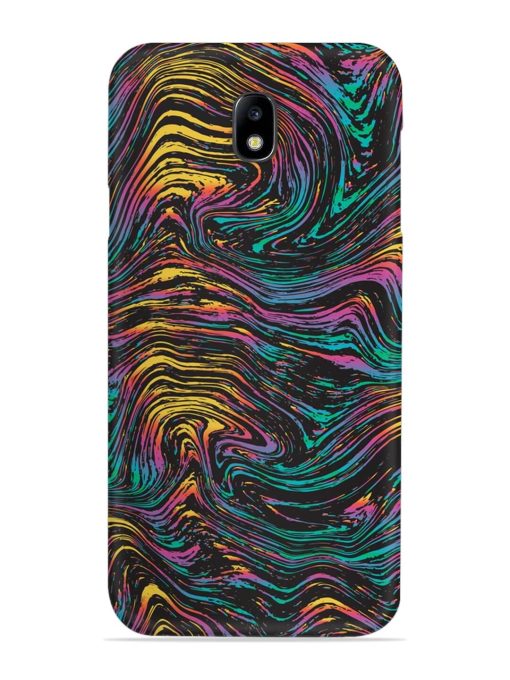 Abstract Liquid Colors Snap Case for Samsung Galaxy J7 (2017)