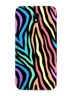 Colorful Abstract Zebra Snap Case for Samsung Galaxy J7 (2017)