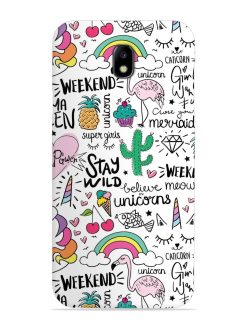Unicorn Ice Cream Snap Case for Samsung Galaxy J7 (2017)