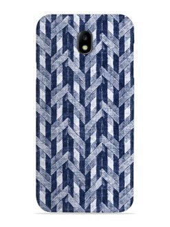 Abstract Herringbone Motif Snap Case for Samsung Galaxy J7 (2017)
