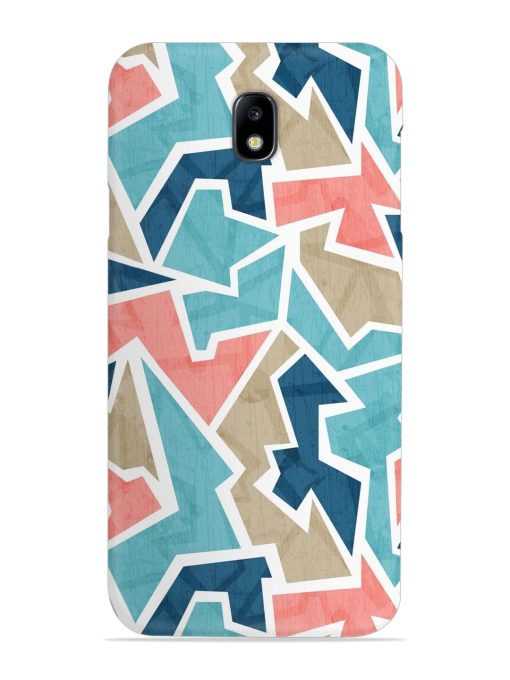 Vintage Geometric Triangle Snap Case for Samsung Galaxy J7 (2017) Edge Zapvi