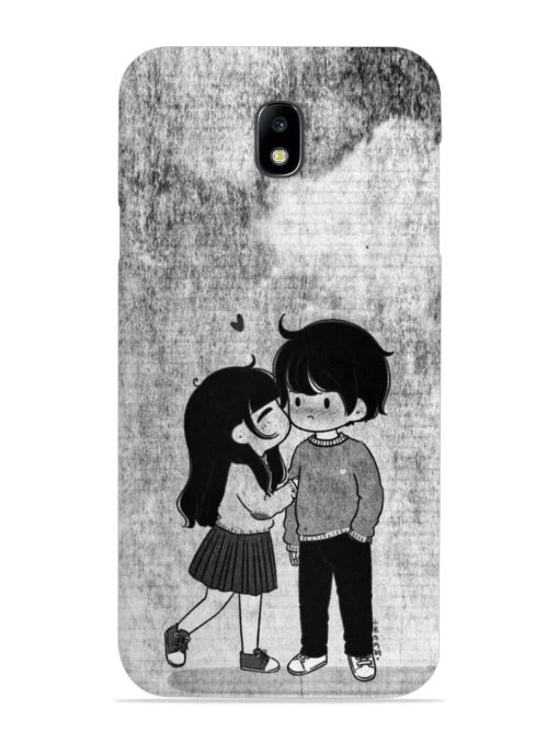 Couple Love Highlights Snap Case for Samsung Galaxy J7 (2017)