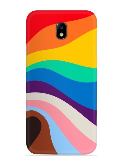 Minimal Pride Art Snap Case for Samsung Galaxy J7 (2017) Edge Zapvi