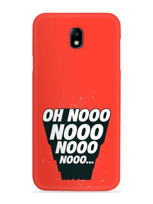 Oh Nooo Snap Case for Samsung Galaxy J7 (2017) Edge Zapvi