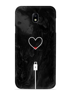 Heart Charging Vector Snap Case for Samsung Galaxy J7 (2017)