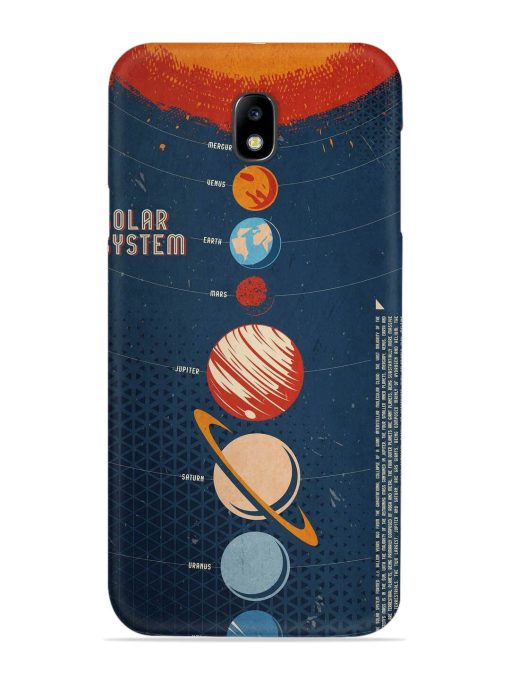 Solar System Vector Snap Case for Samsung Galaxy J7 (2017)