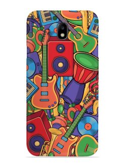 Colorful Music Art Snap Case for Samsung Galaxy J7 (2017)