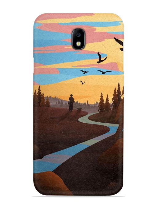 Natural Landscape Art Snap Case for Samsung Galaxy J7 (2017) Edge Zapvi