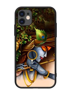 Krishna Glossy Metal Phone Cover for Apple Iphone 11