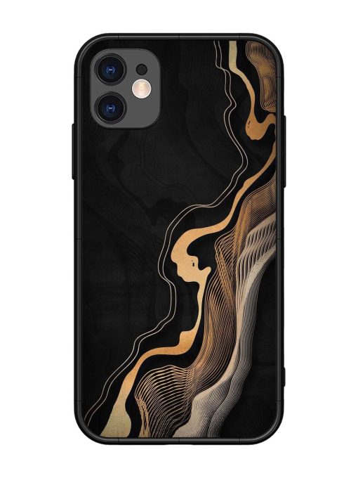 Abstract Art Glossy Metal TPU Phone Cover for Apple Iphone 11 Edge Zapvi