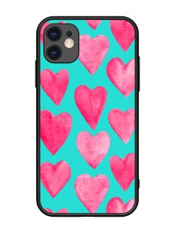 Beautiful Vector Illustration Glossy Metal Phone Cover for Apple Iphone 11