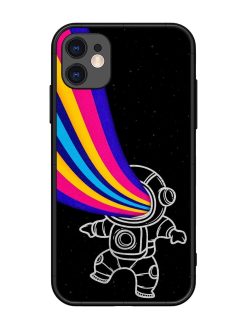 Astronaut Glossy Metal TPU Phone Cover for Apple Iphone 11