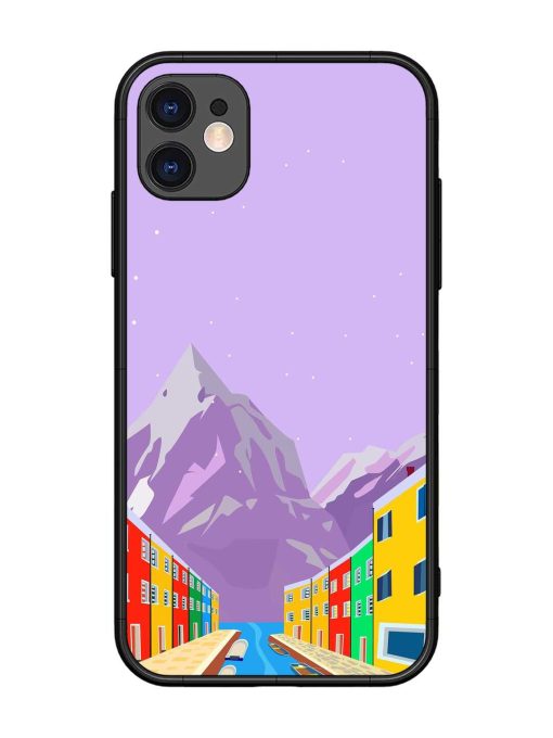 Venice City Illustration Glossy Metal Phone Cover for Apple Iphone 11 Edge Zapvi