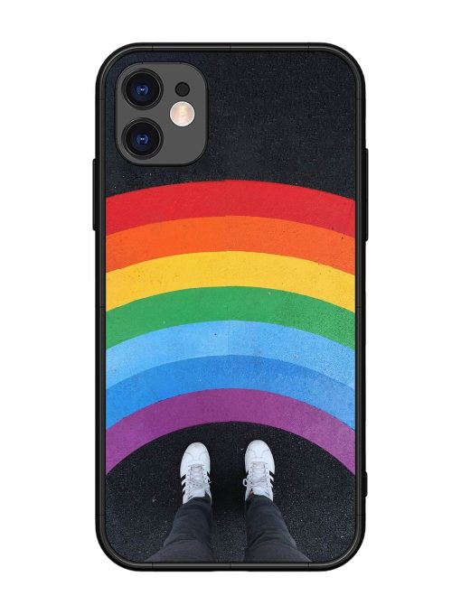 Legs Rainbow Glossy Metal TPU Phone Cover for Apple Iphone 11