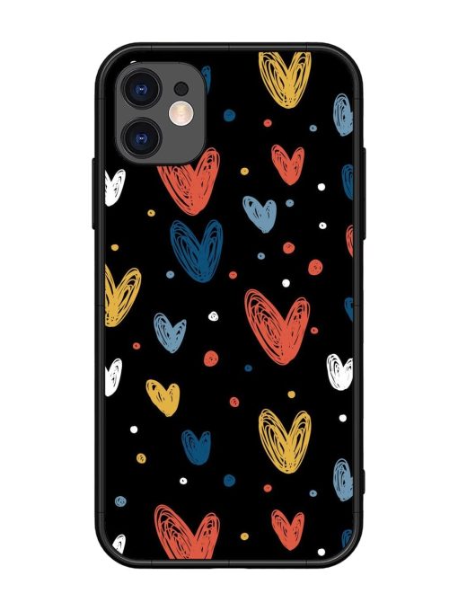 Happy Valentines Day Glossy Metal TPU Phone Cover for Apple Iphone 11 Edge Zapvi