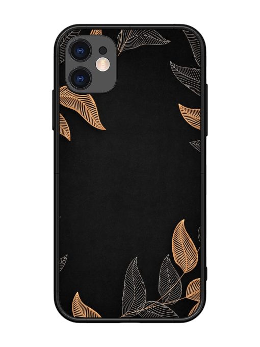 Foliage Art Glossy Metal Phone Cover for Apple Iphone 11