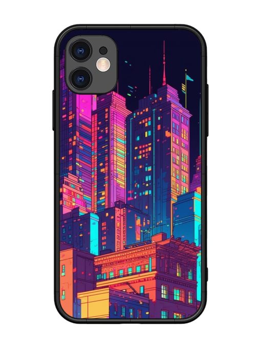 City View Glossy Metal Phone Cover for Apple Iphone 11