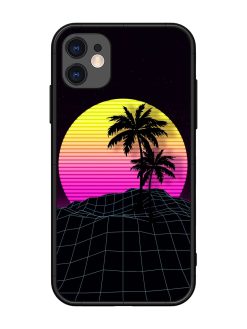 Coconut Vector Glossy Metal Phone Cover for Apple Iphone 11