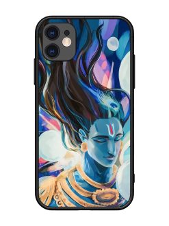 Bhagwan Sri Krishna Glossy Metal Phone Cover for Apple Iphone 11