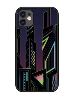 Neon Dreamscape Glossy Metal Phone Cover for Apple Iphone 11