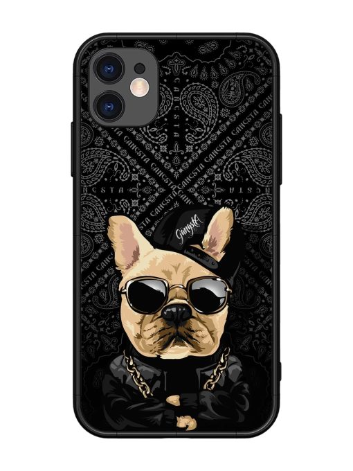 Gangsta Cool Sunmetales Dog Glossy Metal Phone Cover for Apple Iphone 11