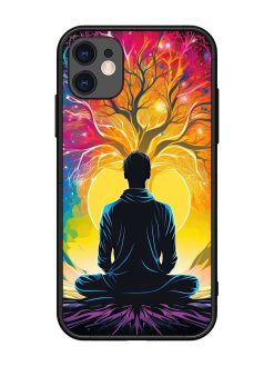 Mind Colourful Glossy Metal Phone Cover for Apple Iphone 11