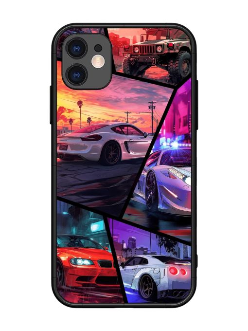 Ride In Pixels Glossy Metal Phone Cover for Apple Iphone 11