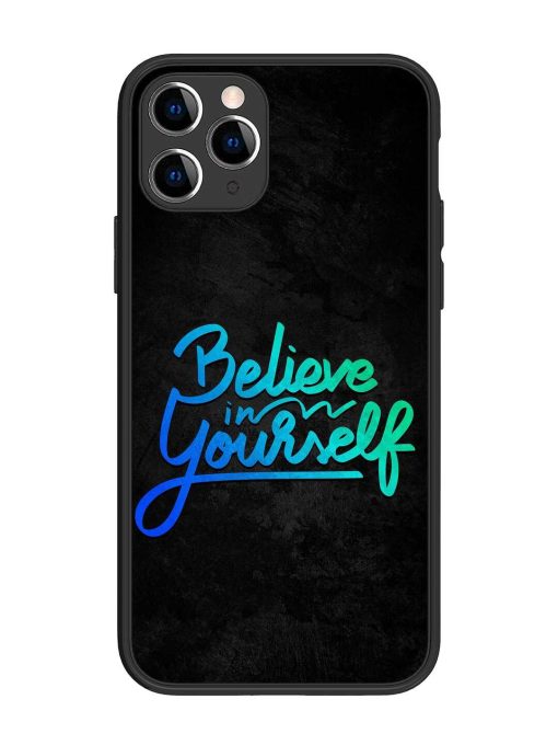 Believe In Yourself Glossy Metal Phone Cover for Apple Iphone 11 Pro