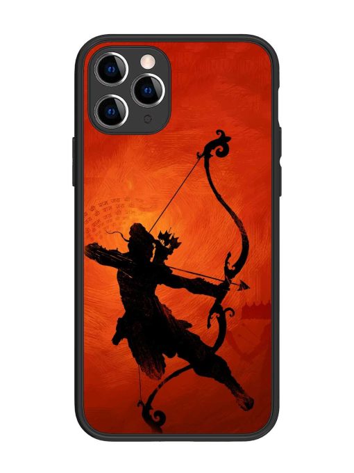 Illustration Lord Rama Glossy Metal Phone Cover for Apple Iphone 11 Pro Edge Zapvi